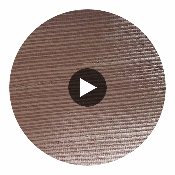 Hilary's Horizontal Grasscloth | Phillipe Romano Circular Swatch | DW