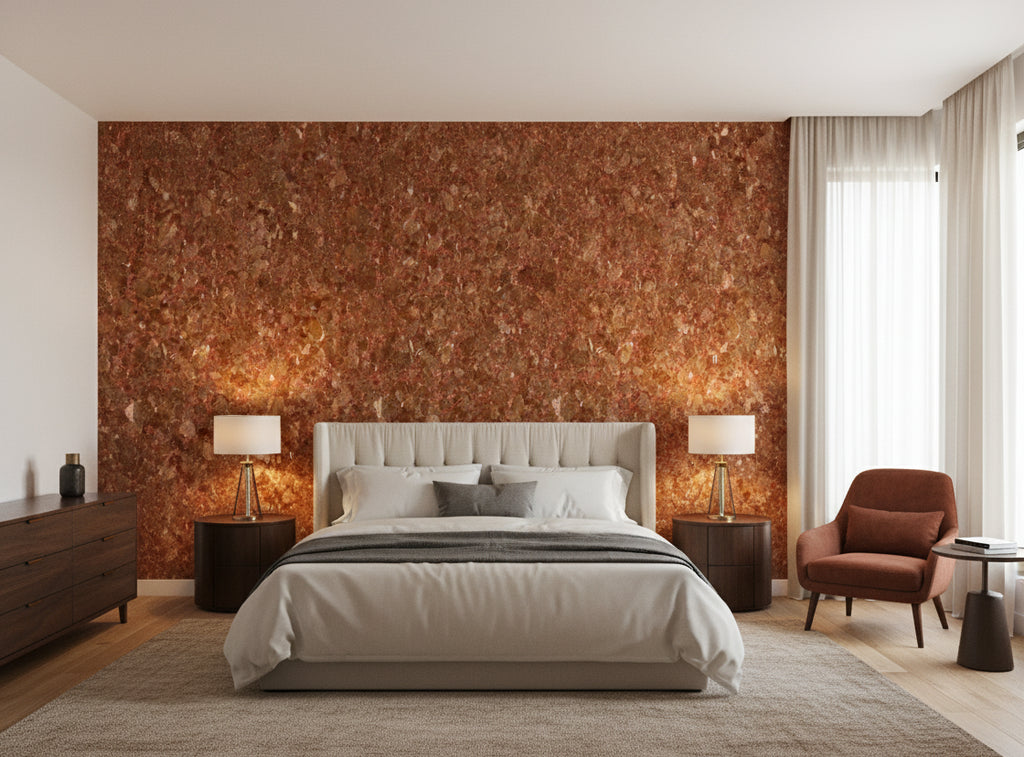 Hiya Mica - Copper - bedroom room setting