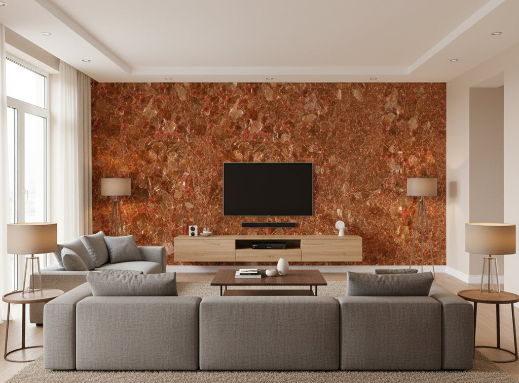 Hiya Mica - Copper - living room room setting