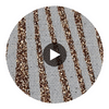 Hiya Mica - Copper Glitter Circular Swatch | DW