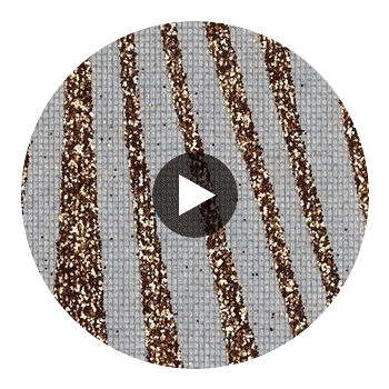 Hiya Mica - Copper Glitter Circular Swatch | DW