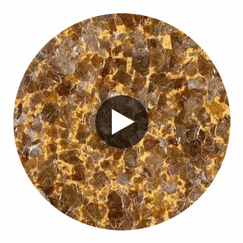 Hiya Mica - Royal Gold Bronze Circular Swatch | DW