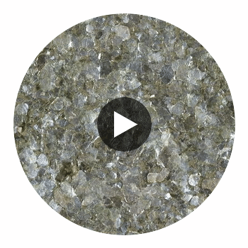 Hiya Mica - Silver Green Circular Swatch | DW