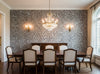 Hiya Mica - Silver Grey Natural - dining room room setting