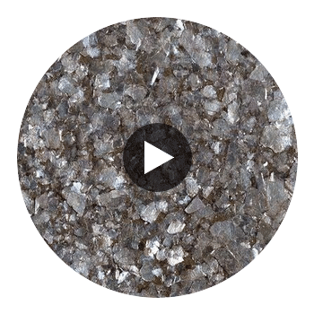 Hiya Mica - Silver Grey Natural Circular Swatch | DW
