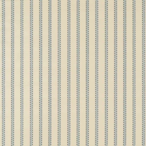 Holland Park Stripe Slate/Linen | Morris & Co.