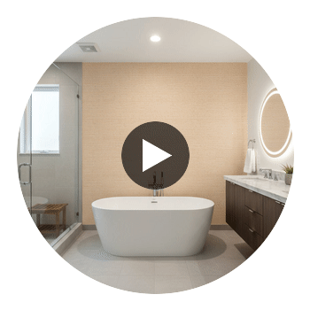 Hollywood Abaca Grasscloth | Phillipe Romano Circular Swatch | DW