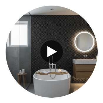 Hollywood Abaca Grasscloth | Phillipe Romano Circular Swatch | DW