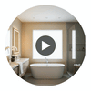 Hollywood Abaca Grasscloth | Phillipe Romano Circular Swatch | DW
