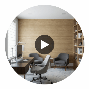 Hollywood Abaca Grasscloth | Phillipe Romano Circular Swatch | DW