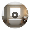 Hollywood Abaca Grasscloth | Phillipe Romano Circular Swatch | DW