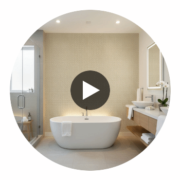 Hollywood Abaca Grasscloth | Phillipe Romano Circular Swatch | DW