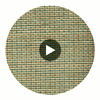 Hollywood Abaca Grasscloth | Phillipe Romano Circular Swatch | DW