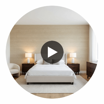Hollywood Abaca Grasscloth | Phillipe Romano Circular Swatch | DW