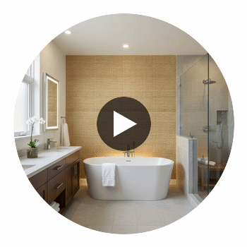 Hollywood Abaca Grasscloth | Phillipe Romano Circular Swatch | DW