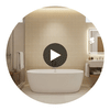 Hollywood Abaca Grasscloth | Phillipe Romano Circular Swatch | DW