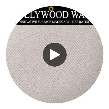 Hollywood Lounge Chevron | Hollywood Wallcoverings Circular Swatch | Hollywood Wallcoverings