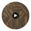 Hollywood Modern Wood | Hollywood Wallcoverings Circular Swatch | Hollywood Wallcoverings