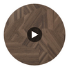 Hollywood Modern Wood | Hollywood Wallcoverings Circular Swatch | Hollywood Wallcoverings