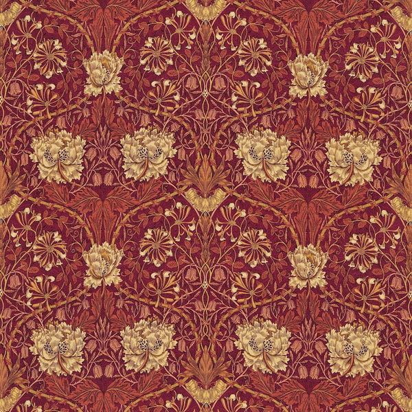 Honeysuckle & Tulip Brick/Russet | Morris & Co.
