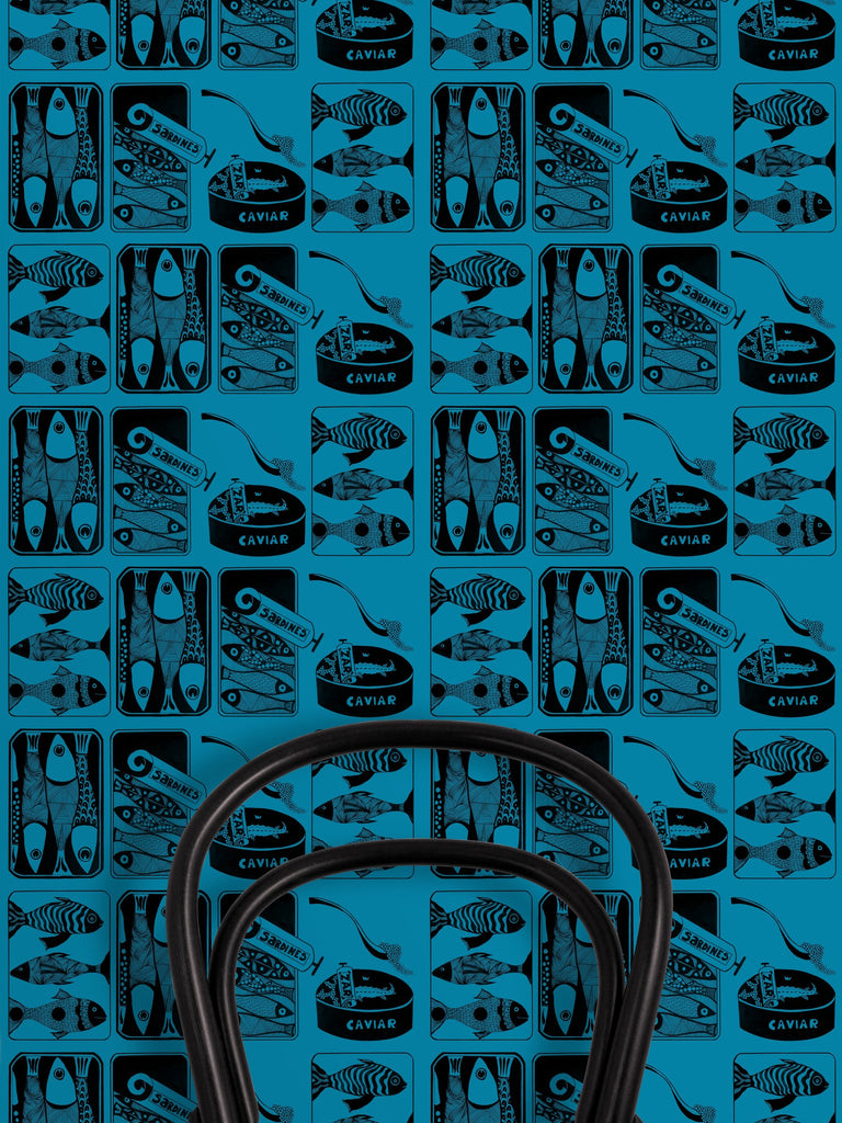 Hors d’Oeuvres Marine Wallcovering | FallingStar Studio