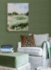 Hunter Green Classic Faux Grasscloth Peel and Stick Wallcovering | Jeffrey Stevens - Image 3