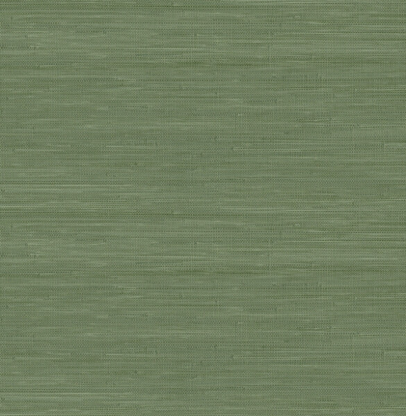 Hunter Green Classic Faux Grasscloth Peel and Stick Wallcovering | Jeffrey Stevens - Image 1