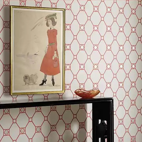 Huntly 04 - Off-White Wallcovering | Nina Campbell