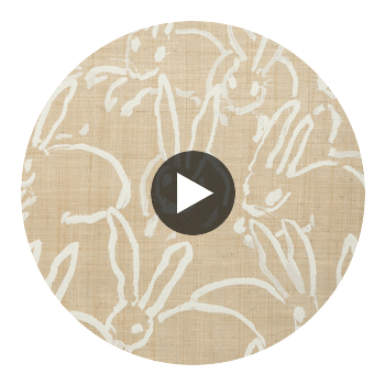 Hutch Raffia Ivory | Lee Jofa Modern Circular Swatch | DW