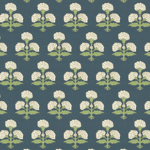 Hydrangea Indigo | Stout Textiles