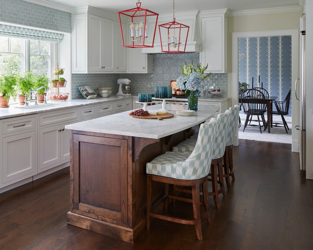Room setting — Bar Stools Elizabeth Drake