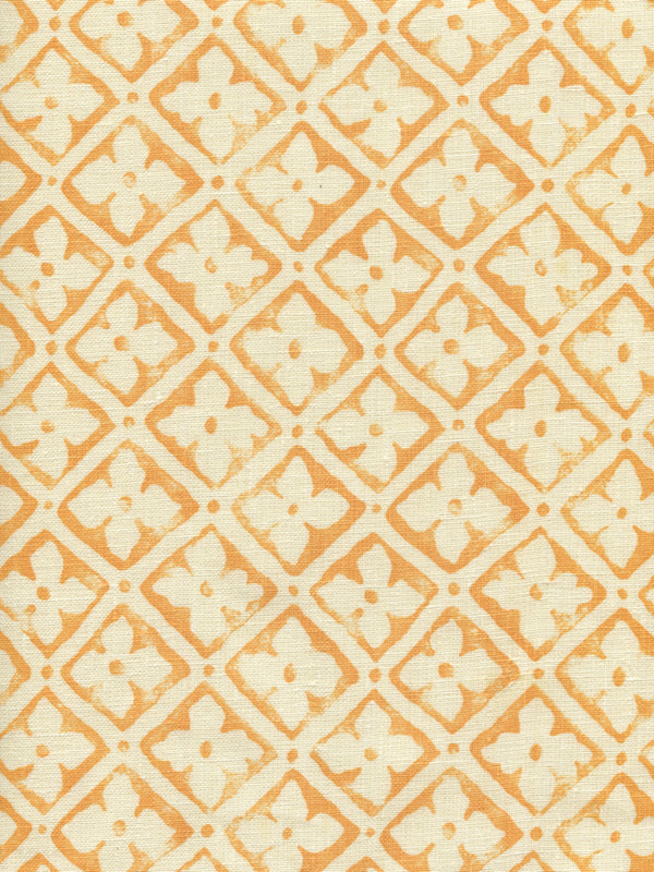 Puccini, Inca Gold on Tinted Linen Wallcoverings | Quadrille