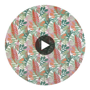 Ipanema Pool and Spice | Thibaut Fabrics Circular Swatch | Thibaut