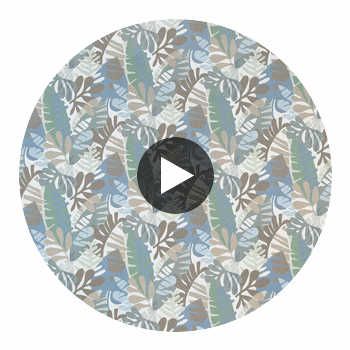 Ipanema Sky and Sand | Thibaut Fabrics Circular Swatch | Thibaut
