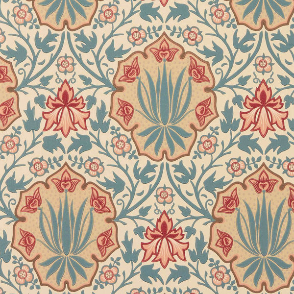 Iris & Rose Indigo/Crimson | Morris & Co.