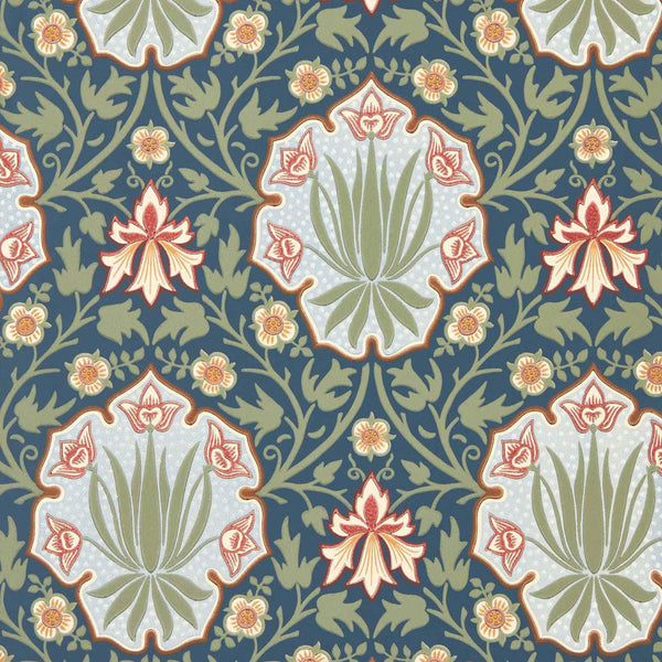 Iris & Rose Indigo/Thyme | Morris & Co.