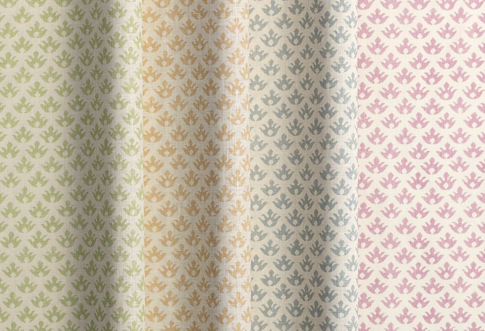 Isabella Neutral, Windsor Blue on Light Tint