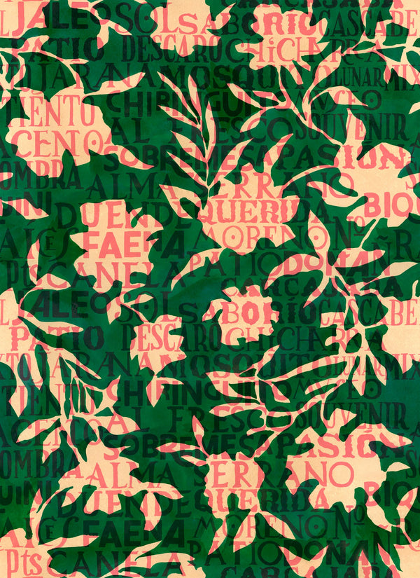 Jaleo Green Wallcovering | Tres Tintas