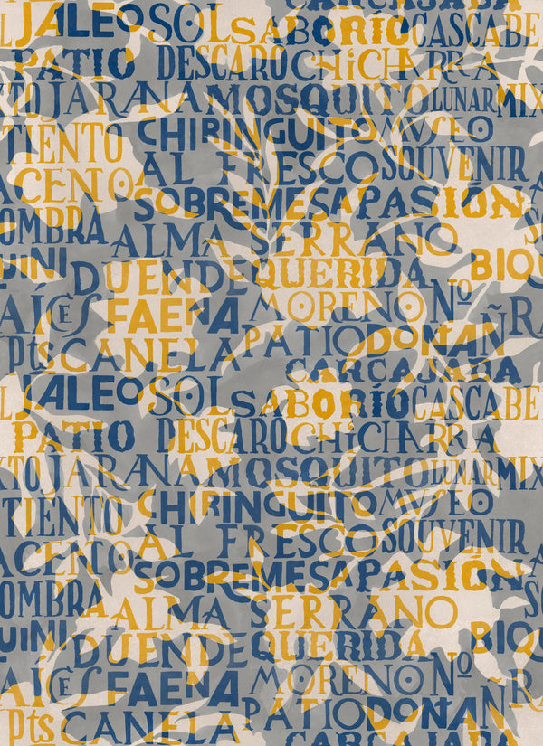 Jaleo Grey Wallcovering | Tres Tintas