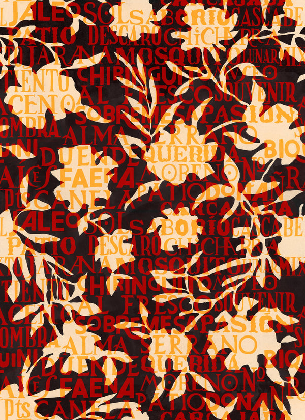 Jaleo Mazarine Wallcovering | Tres Tintas