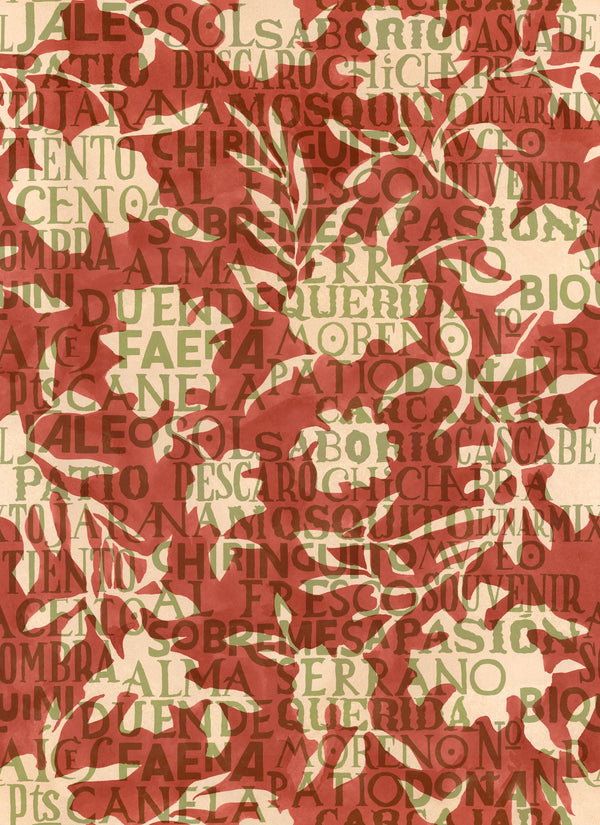 Jaleo Red Wallcovering | Tres Tintas