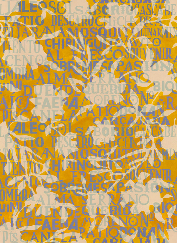 Jaleo Yellow Wallcovering | Tres Tintas