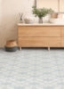 Jamila Grey Peel and Stick Floor Tiles | Jeffrey Stevens - Image 2