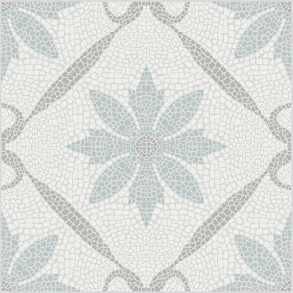 Jamila Grey Peel and Stick Floor Tiles | Jeffrey Stevens - Image 1