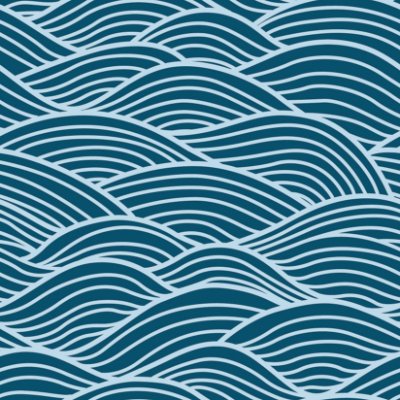 Japanese Wave - Light Blue Commercial Wallcovering | Koroseal
