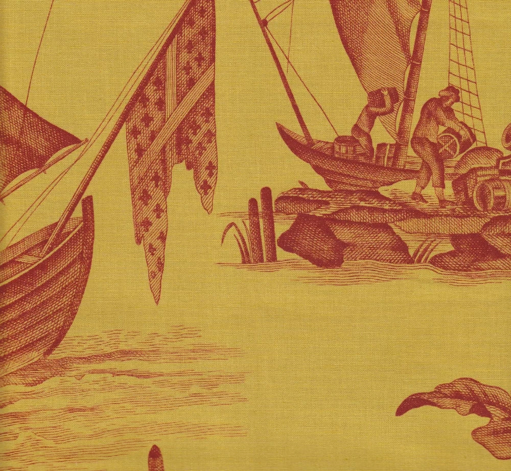 Lafayette Toile, Jaune Corail