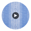 Javanese Stripe Fabrics (af15141) – Wedgewood Blue | Thibaut Circular Swatch | Thibaut