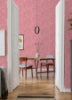 Jeani Pink Peel and Stick Wallcovering | Jeffrey Stevens - Image 2