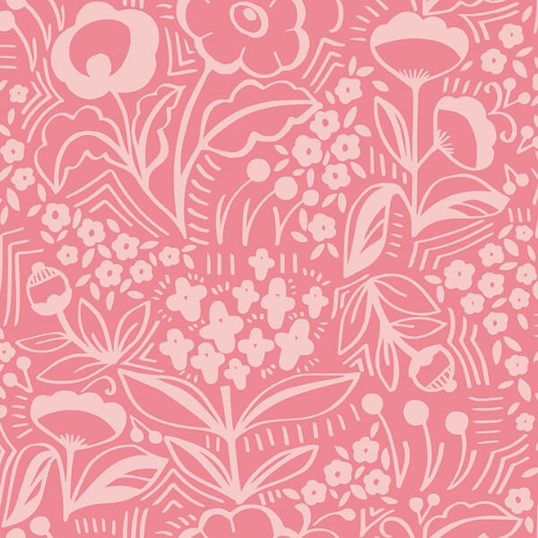 Jeani Pink Peel and Stick Wallcovering | Jeffrey Stevens - Image 1