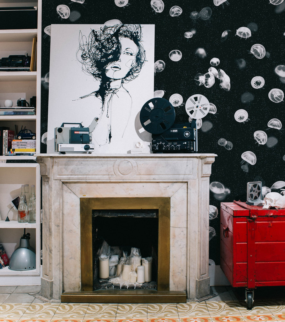 Jelly Fish - Designer Wallcoverings and Fabrics